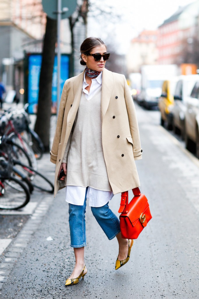 Street style, Darja Barannik arriving at Lexington Fall-Winter 2016-2017 show held at Biograf Zita, in Stockholm, Sweden, on February 2nd, 2016. Photo by Marie-Paola Bertrand-Hillion/ABACAPRESS.COM